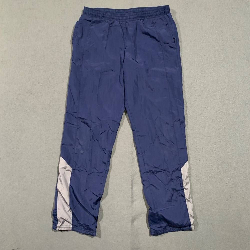 Cat Jack Kids Boys XL 16 Blue Polyester Athletic Track‎ Pants Lined Drawstring